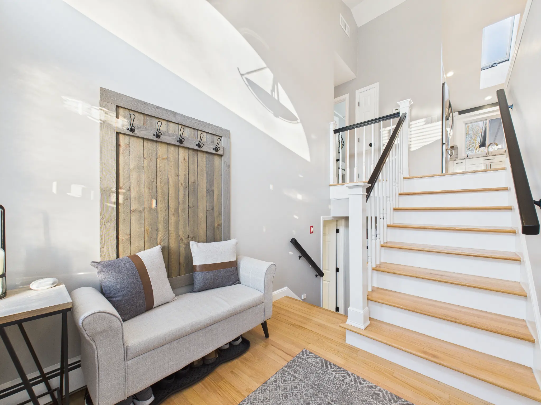 Professional HDR photography of foyer in Rhode Island real estate property