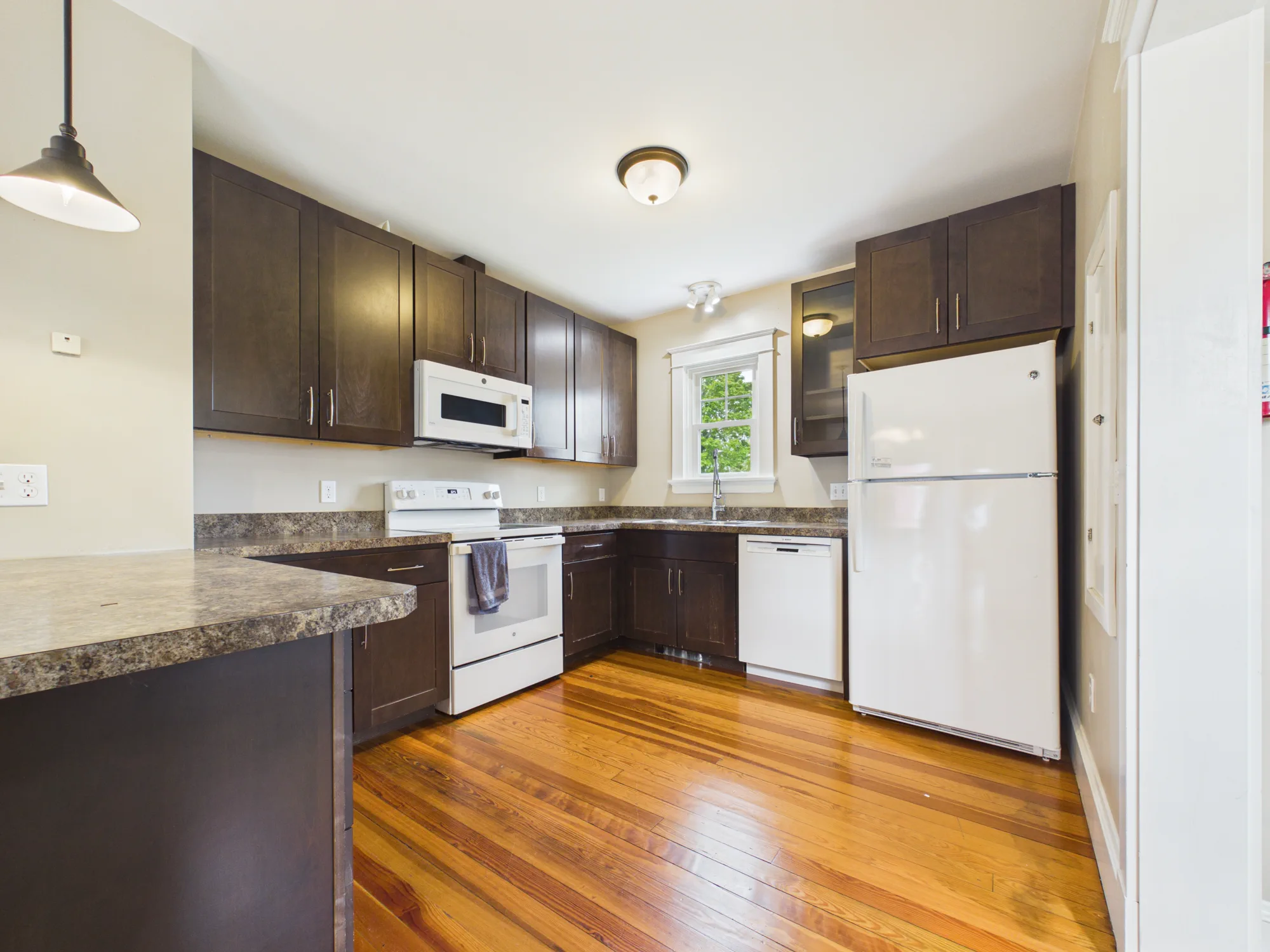 Completed project finished attic real estate photo sample