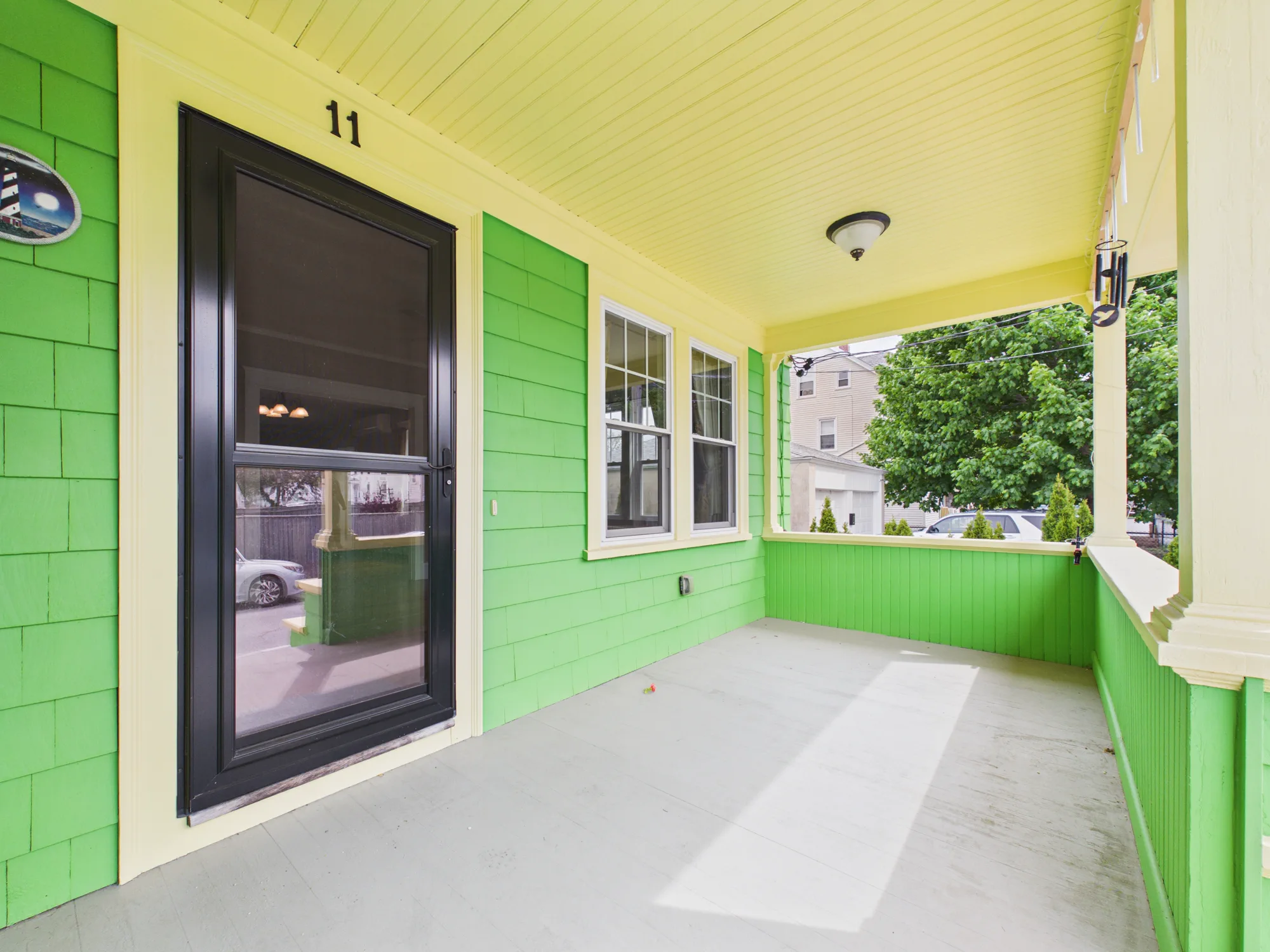 Completed project front porch real estate photo sample