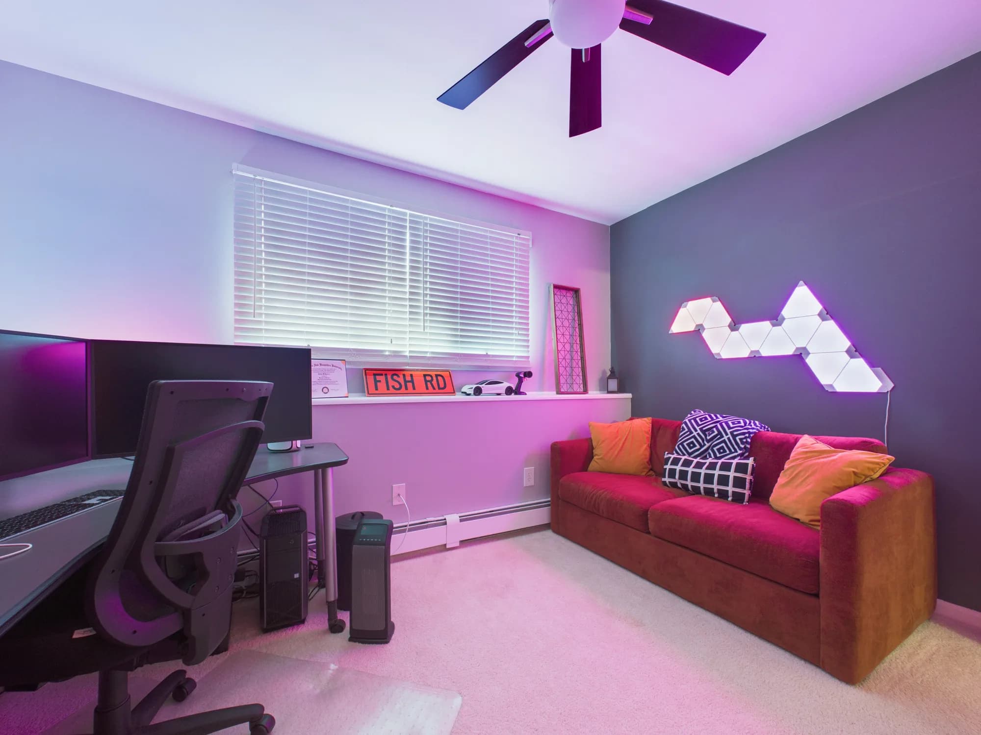 Second home office real estate photography sample